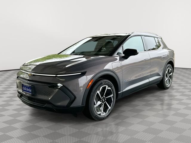2026 Chevrolet Equinox EV LT in Galaxy Gray Metallic — front three-quarter view