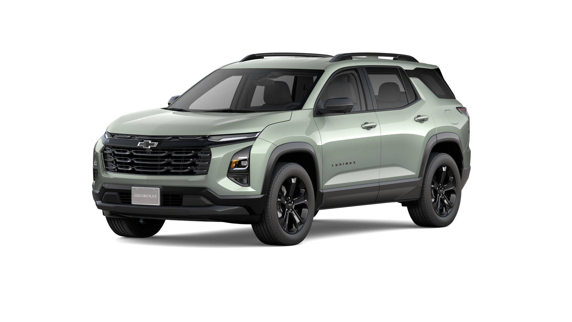 2026 Chevrolet Equinox LT in Cacti Green — front three-quarter view