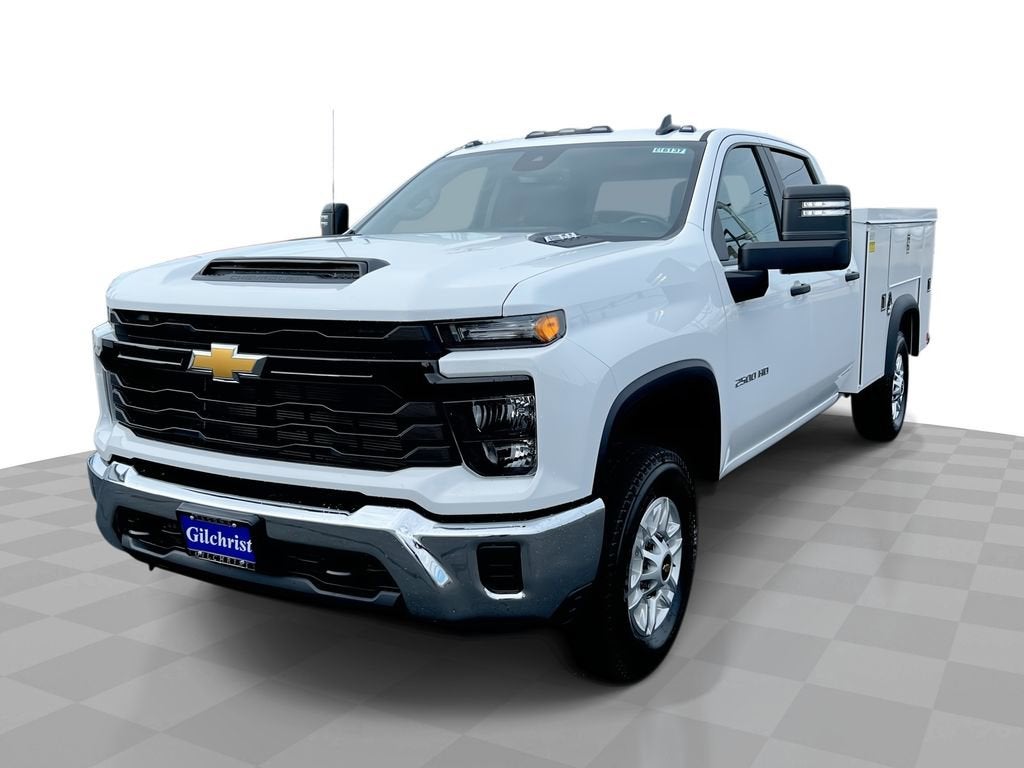 2026 Chevrolet Silverado 2500 HD WT in Summit White — front three-quarter view