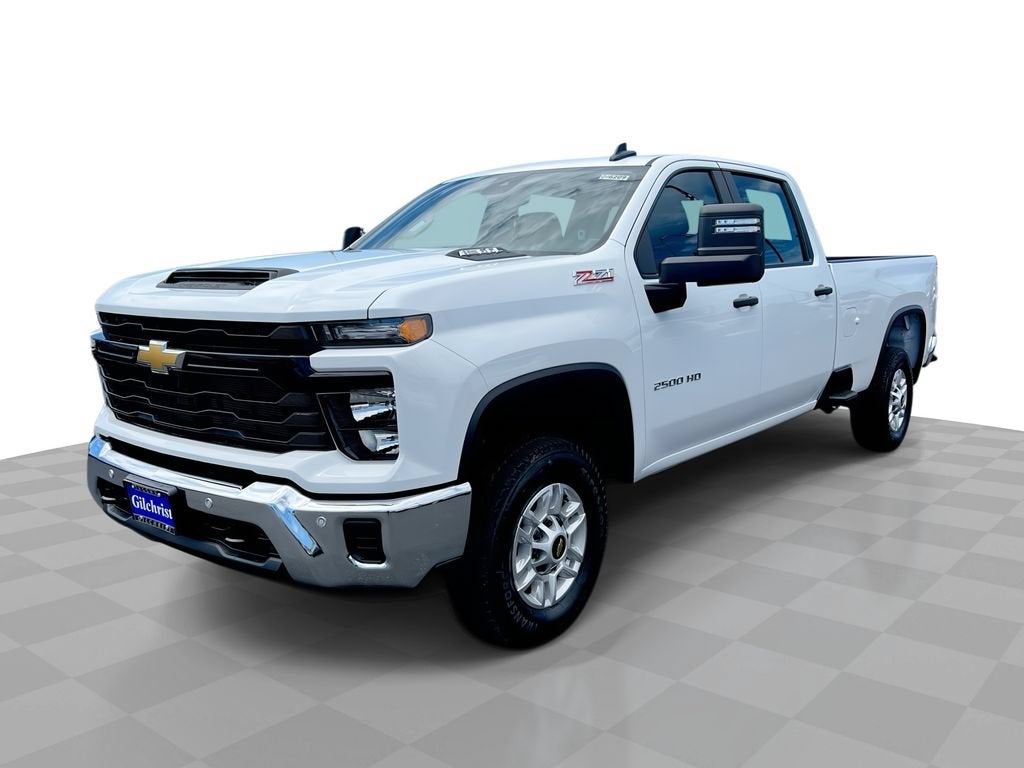 2026 Chevrolet Silverado 2500 HD WT in Summit White — front three-quarter view