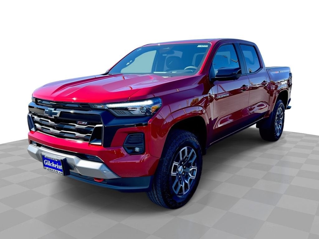 2026 Chevrolet Colorado Z71 in Radiant Red Tintcoat — front three-quarter view