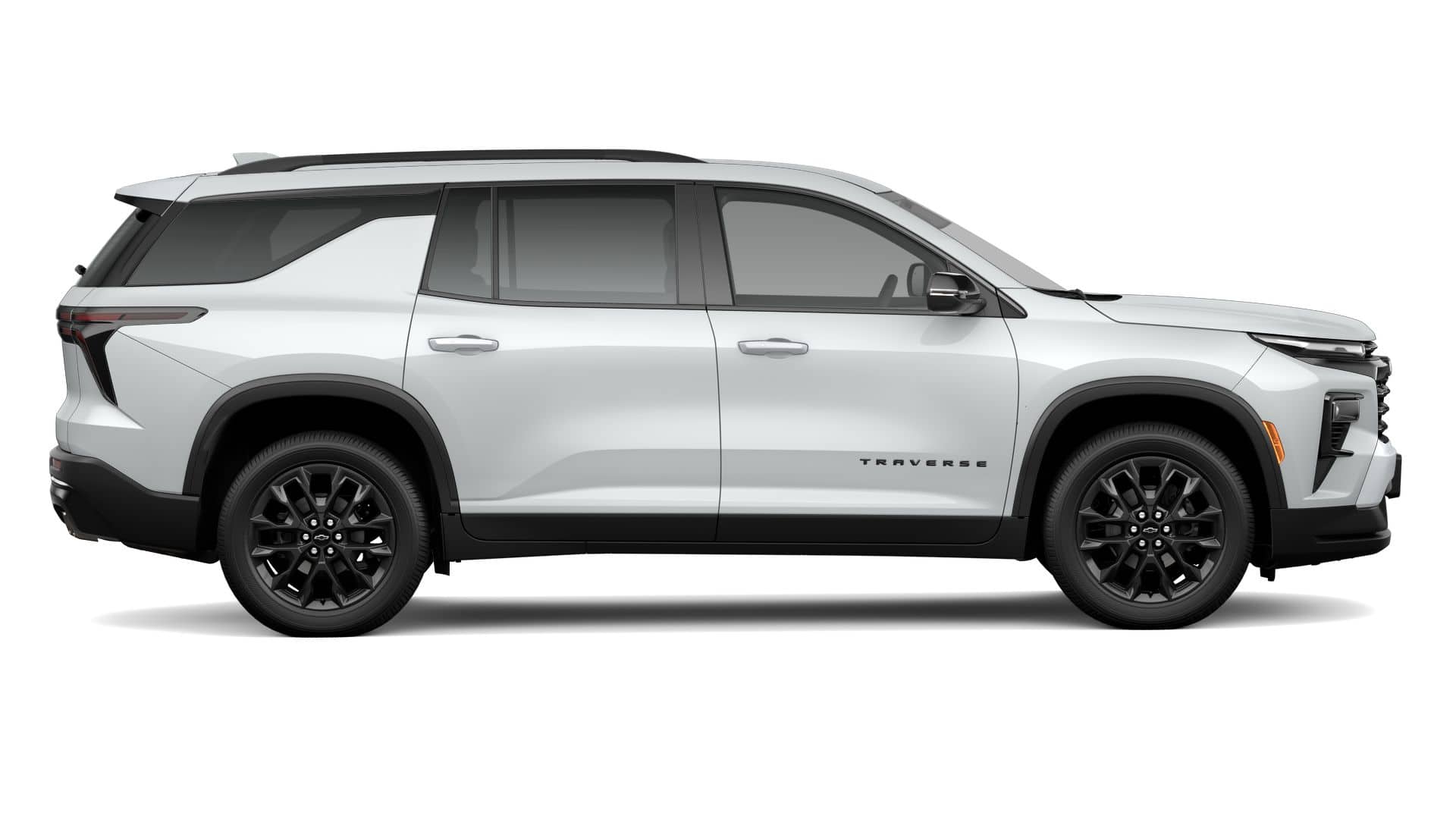 2026 Chevrolet Traverse LT in Summit White — front three-quarter view