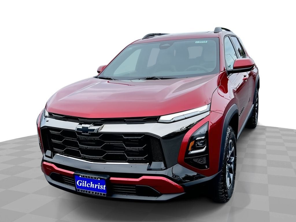 2026 Chevrolet Equinox ACTIV in Radiant Red Tintcoat — front three-quarter view