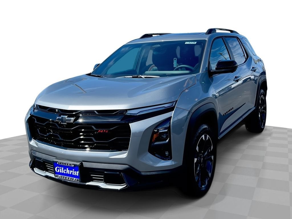 2026 Chevrolet Equinox RS in Sterling Gray Metallic — front three-quarter view