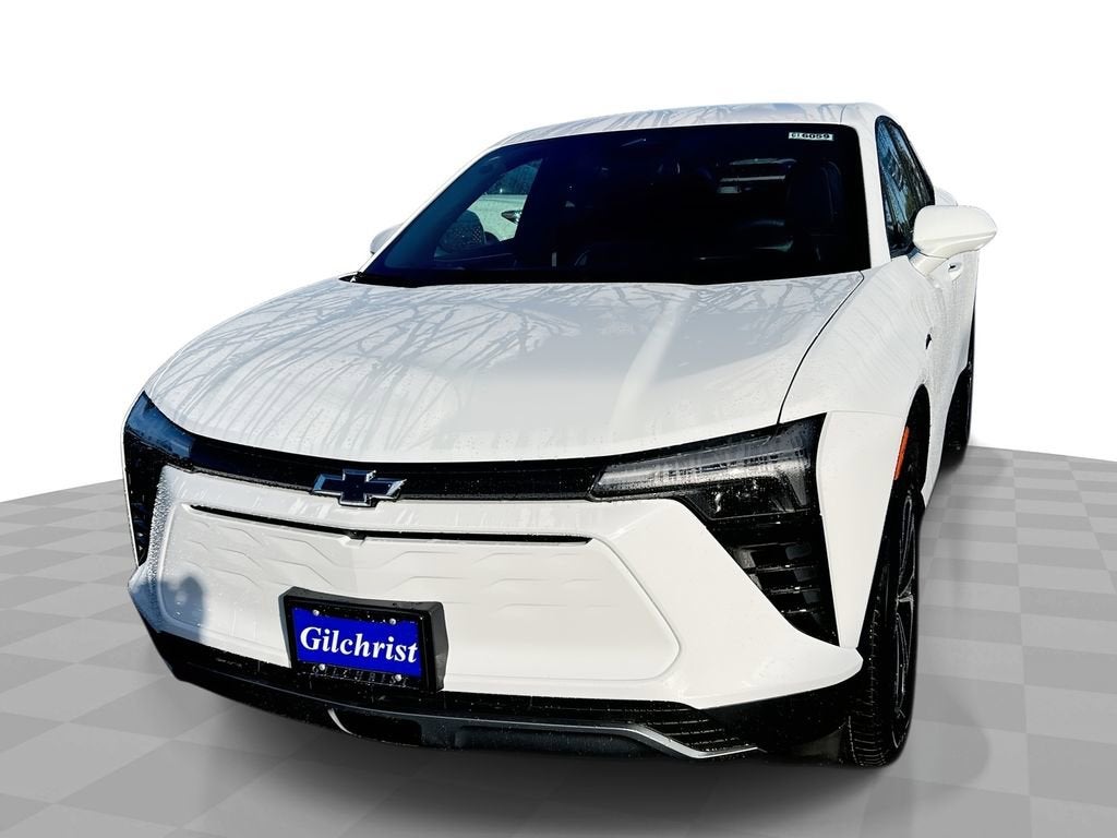 2026 Chevrolet Blazer EV LT in Summit White — front three-quarter view