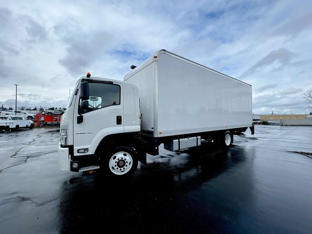 2024 Chevrolet Low Cab Forward 6500 XD NA in Arc White — front three-quarter view